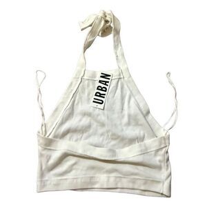 Urban Outfitters White halter top size large